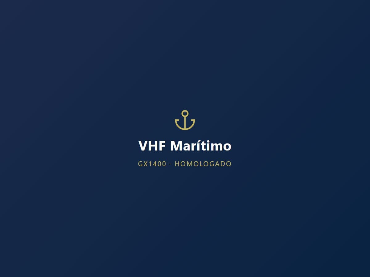 VHF Fixo Standard Horizon GX1400